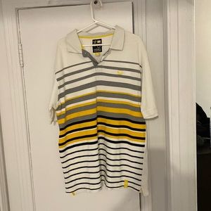 Beautifully designed ecko X-Large white polo shirt